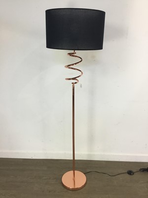 Lot 195 - PAGAZZI COPPER FLOOR LAMP