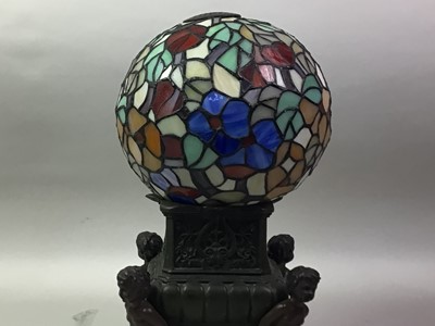 Lot 244 - METAL TABLE LAMP