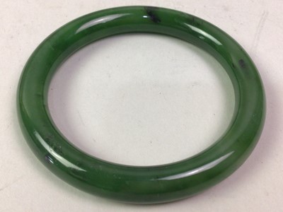 Lot 347 - JADE BANGLE