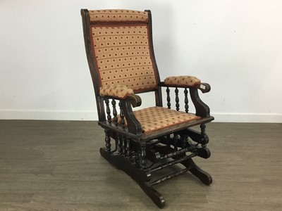 Lot 366 - AMERICAN SPRING ROCKER CHAIR