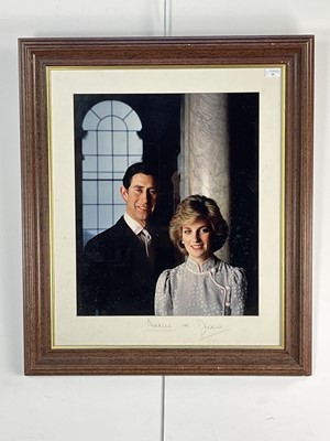 Lot 95 - H.R.H. KING CHARLES III AND THE LATE PRINCESS DIANA