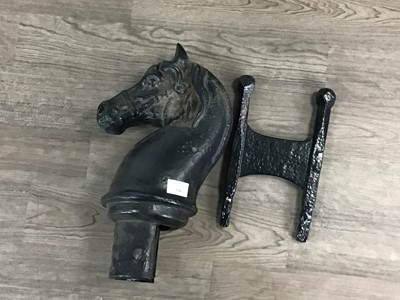 Lot 335 - TWO VICTORIAN CAST IRON GATEPOST FINIALS