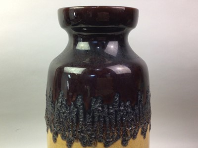 Lot 391 - WEST GERMAN POTTERY VASE