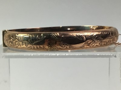 Lot 413 - ROSE GOLD BANGLE