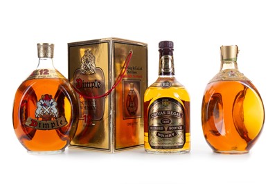 Lot 61 - DIMPLE 12 YEAR OLD 1L, DIMPLE 26 2/3 FL OZ AND CHIVAS REGAL 12 YEAR OLD 75CL