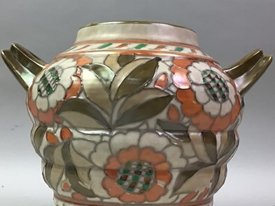 Lot 446 - CHARLOTTE RHEAD TWIN HANDLED VASE