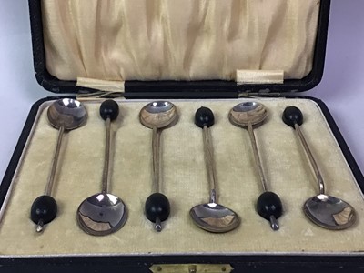 Lot 459 - GROUP OF SILVER CUTLERY