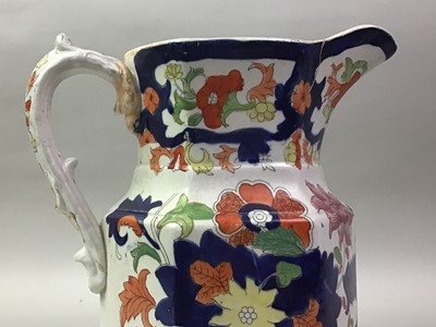 Lot 462 - VICTORIAN IRONSTONE JUG