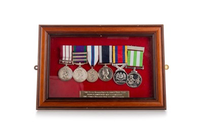 Lot 101 - ROYAL NAVY SIX MEDAL GROUP AWARDED TO C.P.O. DIVER ALEXANDER BRUCE ELLIS