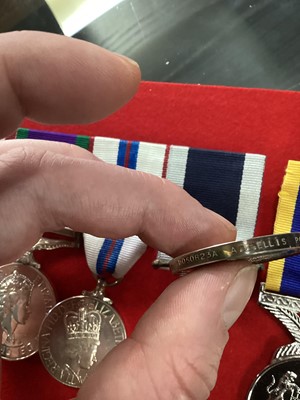 Lot 101 - ROYAL NAVY SIX MEDAL GROUP AWARDED TO C.P.O. DIVER ALEXANDER BRUCE ELLIS