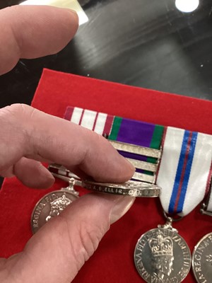 Lot 101 - ROYAL NAVY SIX MEDAL GROUP AWARDED TO C.P.O. DIVER ALEXANDER BRUCE ELLIS