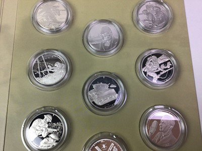 Lot 483 - 24 HOURS OF D DAY COMMEMORATIVE COIN COLLECTION