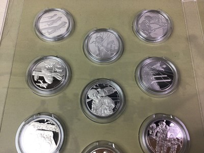 Lot 483 - 24 HOURS OF D DAY COMMEMORATIVE COIN COLLECTION