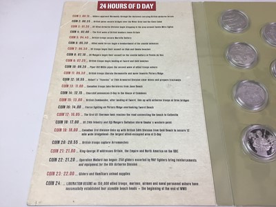 Lot 483 - 24 HOURS OF D DAY COMMEMORATIVE COIN COLLECTION