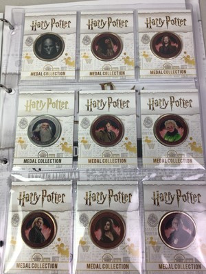 Lot 484 - HARRY POTTER MEDAL COLLECTION