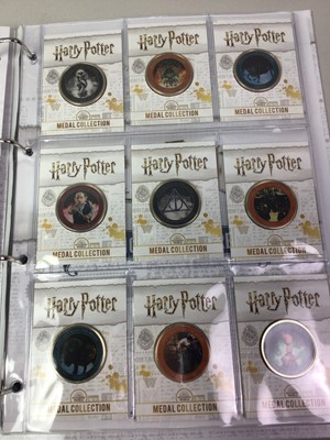 Lot 484 - HARRY POTTER MEDAL COLLECTION