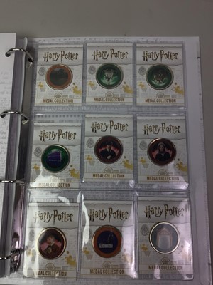 Lot 484 - HARRY POTTER MEDAL COLLECTION