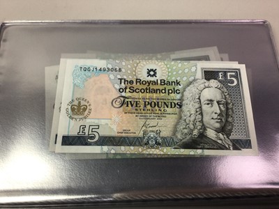 Lot 488 - GROUP OF SCOTTISH BANKNOTES