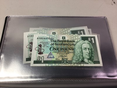 Lot 488 - GROUP OF SCOTTISH BANKNOTES