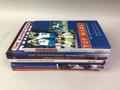 Lot 547 - GROUP OF RANGERS MEMORABILLIA