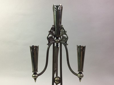 Lot 562 - WALKER & HALL SILVER PLATED CANDELABRA