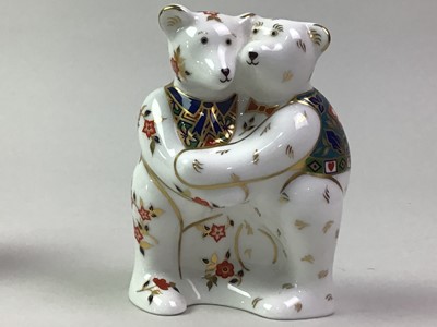 Lot 563 - TWO ROYAL CROWN DERBY POLAR BEAR FIGURES