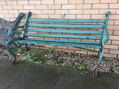 Lot 573 - GARDEN BENCH