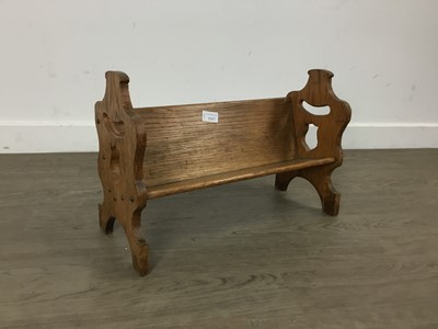 Lot 579 - OAK BOOK TROUGH