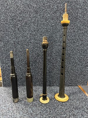 Lot 1032 - COLLECTION OF BAGPIPE PARTS