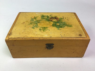 Lot 589 - THREE MAUCHLINE BOXES