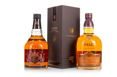 Lot 141 - BELL'S 21 YEAR OLD 75CL AND 12 YEAR OLD 1L