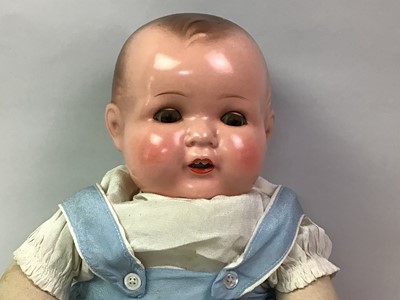 Lot 636 - COLLECTION OF BISQUE HEADED DOLLS