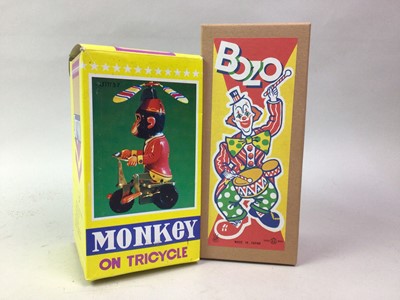 Lot 638 - COLLECTION OF TIN PLATE WIND UP TOYS