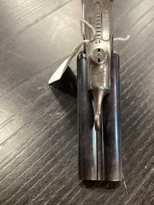 Lot 123 - CONTINENTAL DOUBLE-BARREL PINFIRE POCKET PISTOL