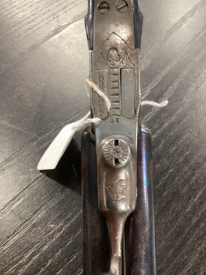 Lot 123 - CONTINENTAL DOUBLE-BARREL PINFIRE POCKET PISTOL