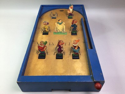 Lot 644 - SNOW WHITE AND THE SEVEN DWARFS BAGATELLE BOARD