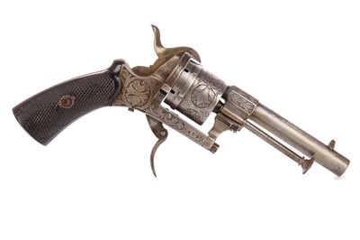 Lot 124 - CONTINENTAL SIX-SHOT LEFAUCHEUX-TYPE PINFIRE REVOLVER