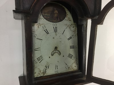 Lot 284 - GEORGE III LONGCASE CLOCK