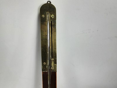 Lot 928 - SCOTTISH GEORGIAN STICK BAROMETER