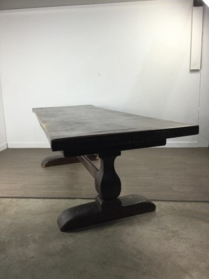Lot 923 - OAK REFECTORY DINING TABLE