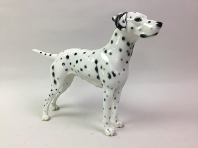 Lot 673 - FIGURE OF A DALMATION DOG