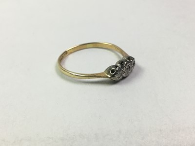 Lot 690 - TWO DIAMOND RINGS