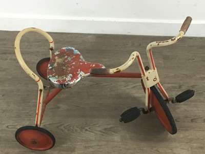 Lot 695 - VINTAGE CHILD'S TOY TRICYCLE