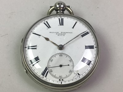 Lot 703 - TWO OPEN FACE POCKET WATCHES