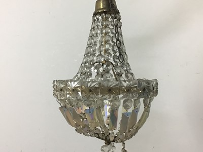 Lot 706 - CRYSTAL CHANDELIER