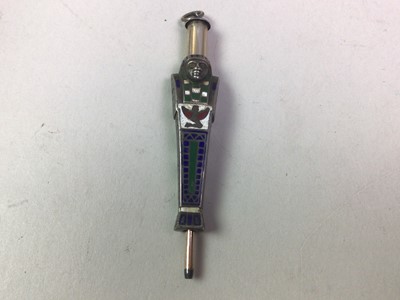 Lot 25 - RONSON, COMBINATION CIGARETTE LIGHTER AND BALLPOINT PEN