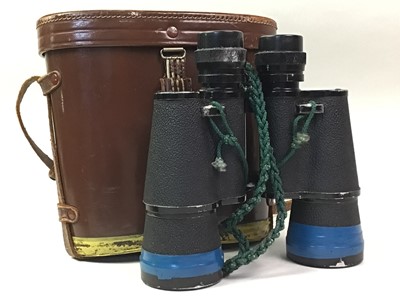 Lot 129 - TWO PAIRS OF BINOCULARS