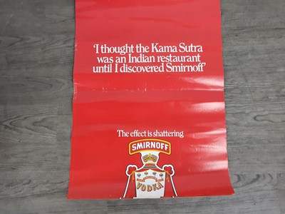 Lot 273 - SELECTION OF ORIGINAL SMIRNOFF VODKA ADVERTISING POSTERS