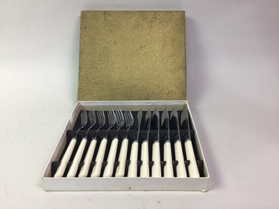 Lot 29 - GROUP OF FLAT WARE