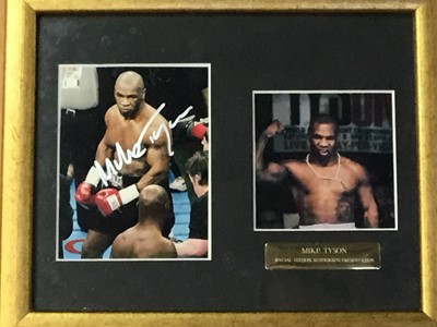 Lot 136 - MIKE TYSON AUTOGRAPHED PHOTOGRAPH